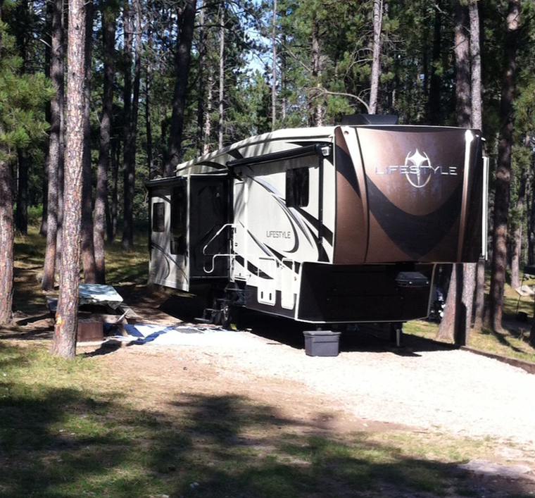 A fifth wheel on site 25