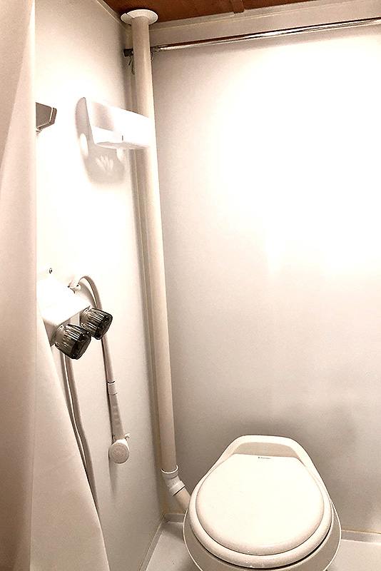 The Retro Trailer bathroom