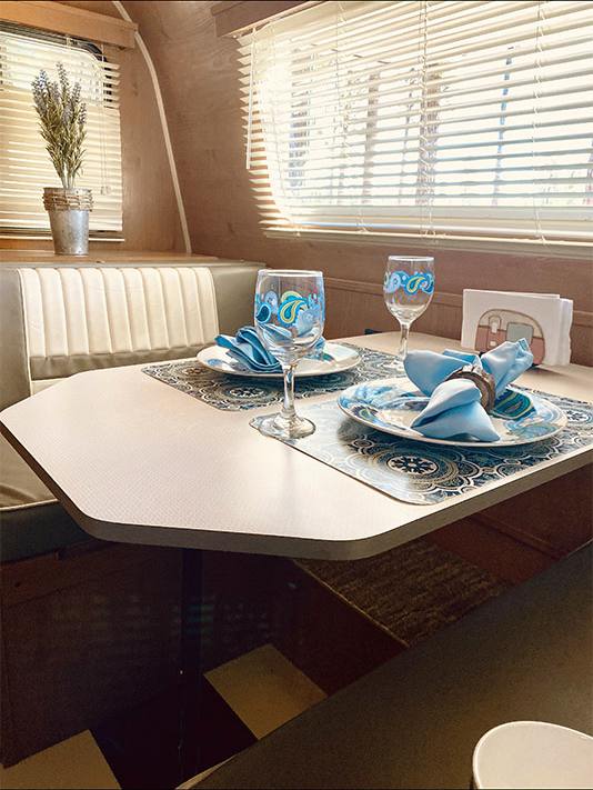 The Retro Trailer dinette